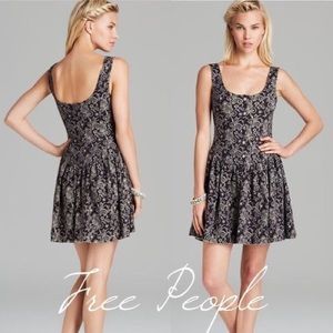 Beautiful Free People Dress with Button Detailing